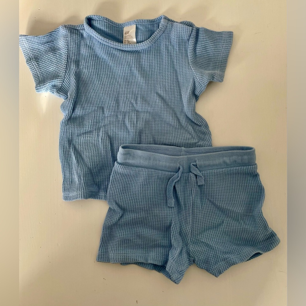 🫐H&M | Light Blue Cotton Set